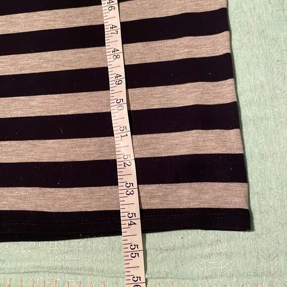 Oh Baby by Motherhood L Maxi Dress Navy & Gray stripe dolman sleeve - Picture 11 of 11